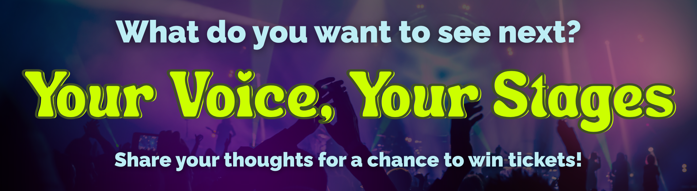 Your City, Your Stages